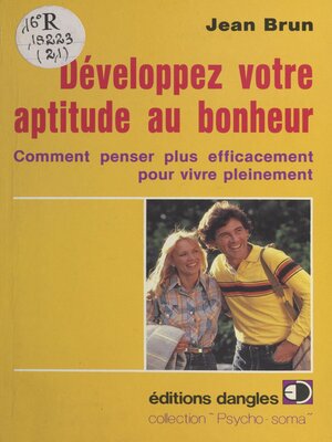 cover image of Développez votre aptitude au bonheur